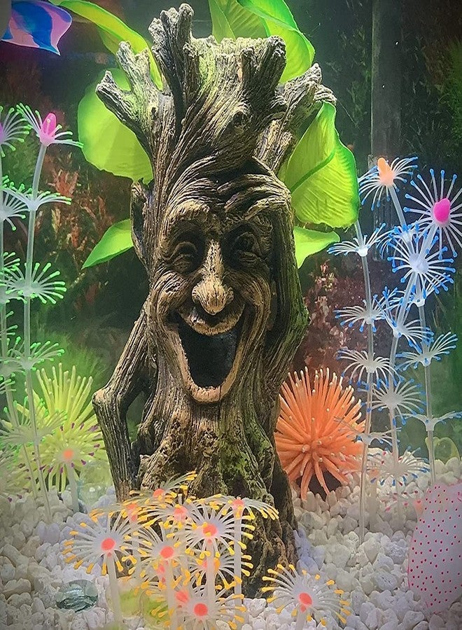 SLOCME Fish Tank Tree Trunk Decorations - Lifelike Hollow Tree Wood Ornament Resin Figurine, Fish Can Swim Through The Trunk Hole - Image 2
